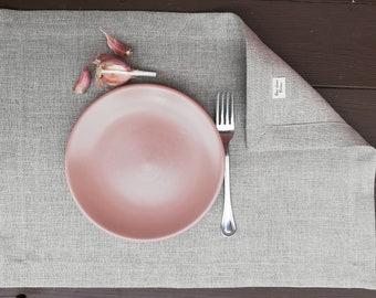 Placemats set of 6 linen placemats thick placemats rustic placemats country placemats natural placemats richly textured linen placemats
