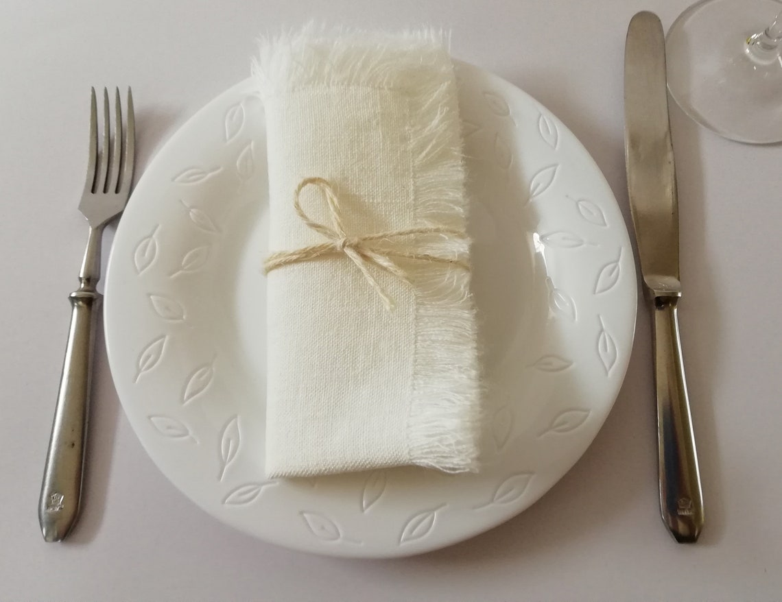 Set of 6 linen napkins