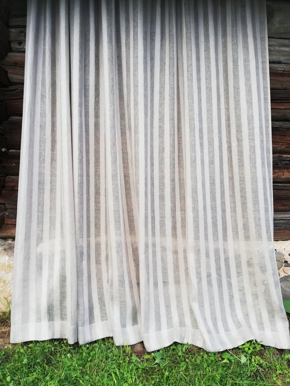 100 254cm Wide Linen Curtain Panel, Extra Wide Sheer Curtains Canada