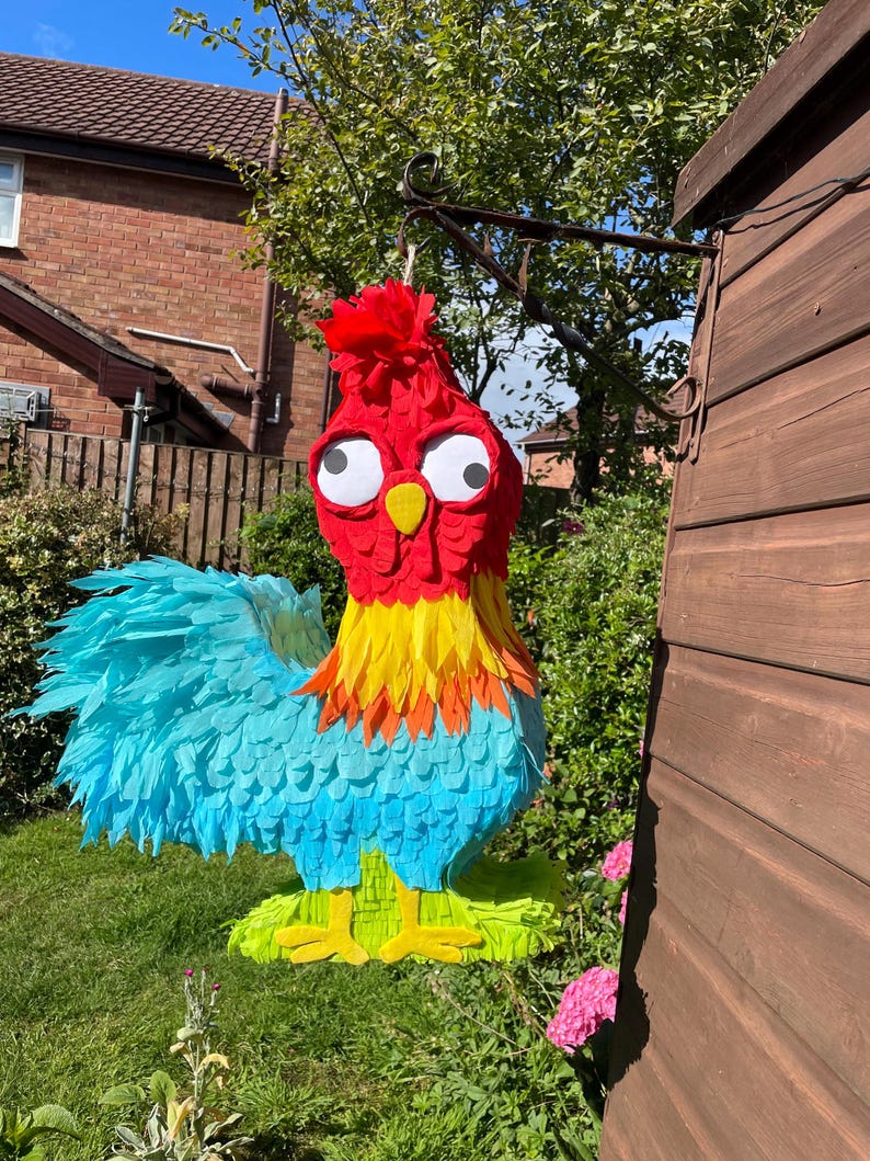 Moana Hei Hei Chicken Piñata, Kids Birthday Party Handcrafted - Etsy