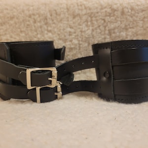 MATURE Leather Wrist Bracers