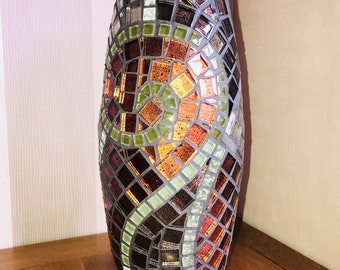 Large Handmade mosaic vase