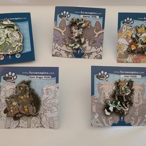 Fursona pins variations 2