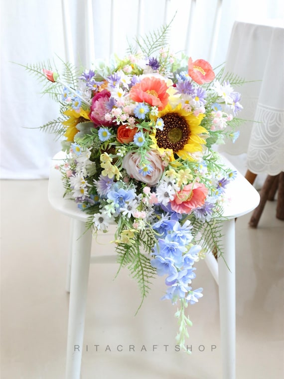 フラワー・リース colorful rainbow Garden Bouquet colorful rainbow Garden Bouquet Rainbow