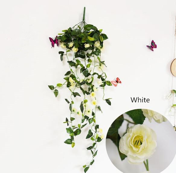 Artificial Hanging Flower Fake Flower Faux Hanging Plant For Etsy