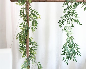 Artificial Leaf Garland: Wedding Arch, Wall Decor, Green Foliage