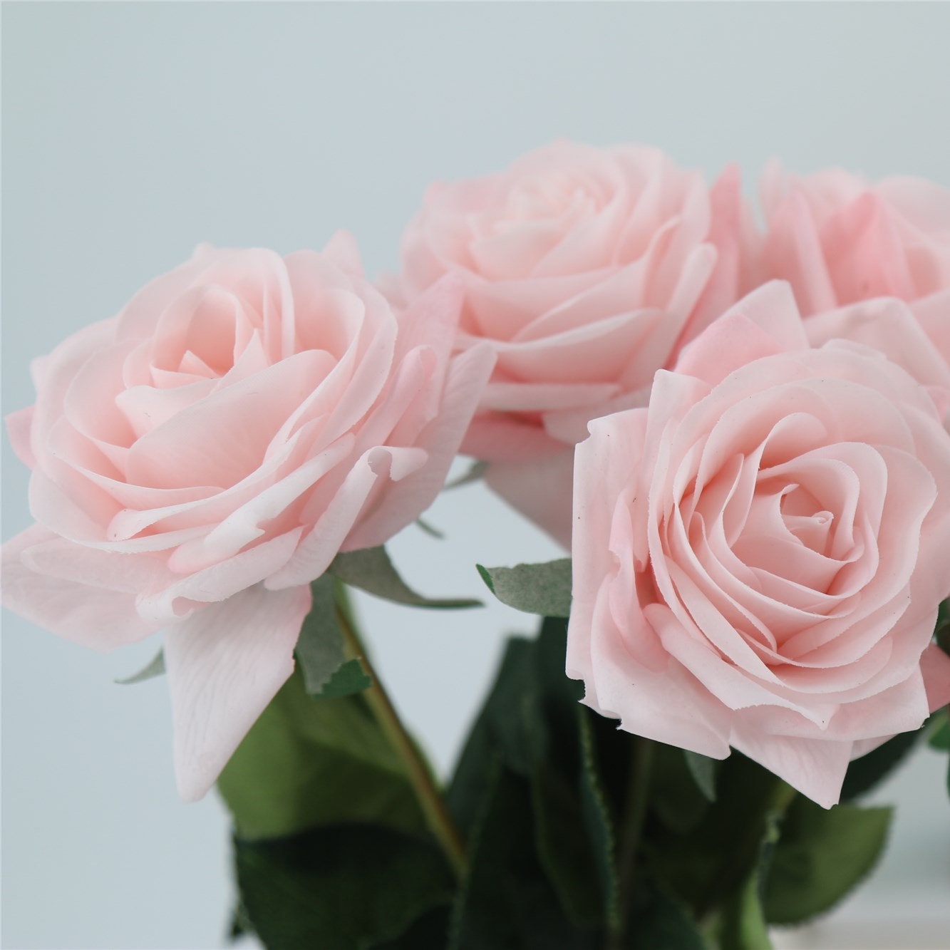 1 stem Artificial Pink Rose Real Touch Rose stem Fake Rose Etsy