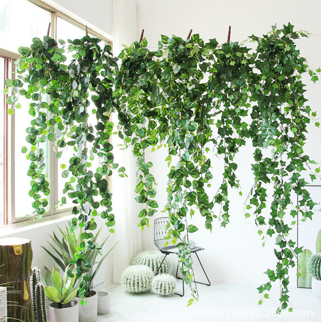High Quality Artificial Ivy Leaves Hanging Leaves Fake Begonia Creepers