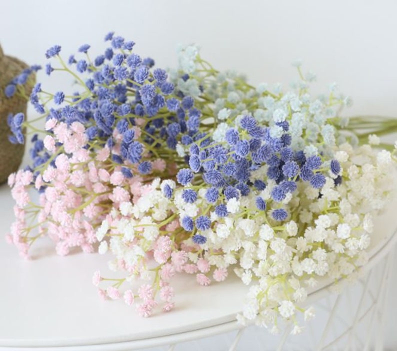 10 stems Artificial Baby's Breath Stem Faux Gypsophila Etsy