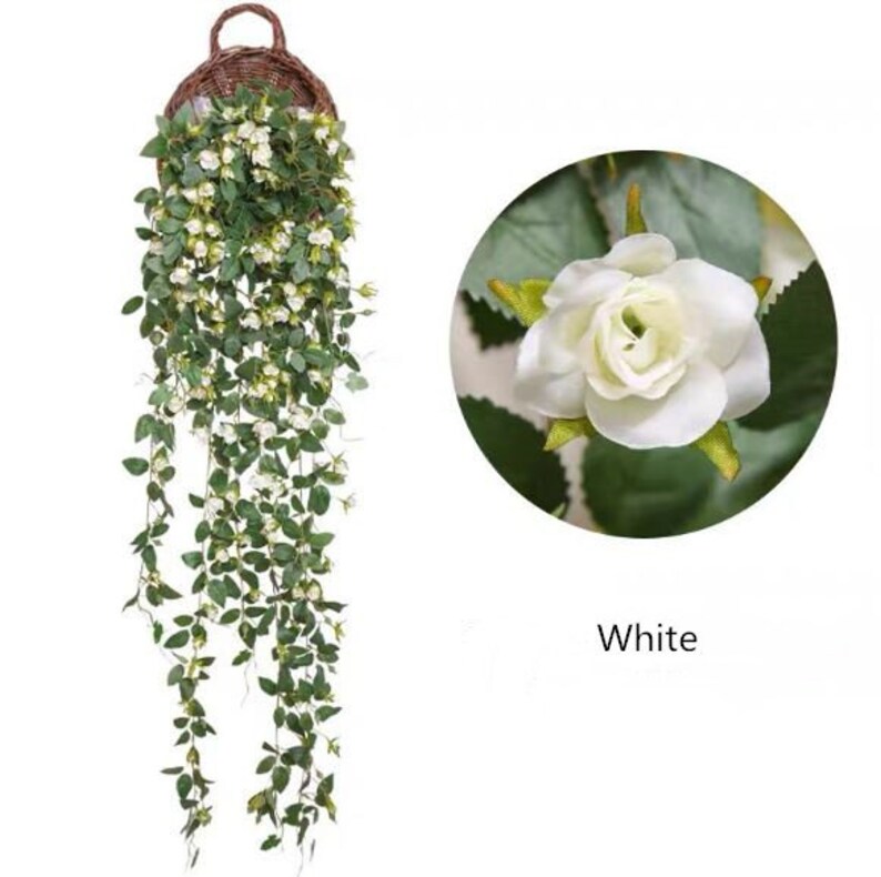 Artificial Hanging Flower Fake Flower Faux Hanging Plant for Etsy