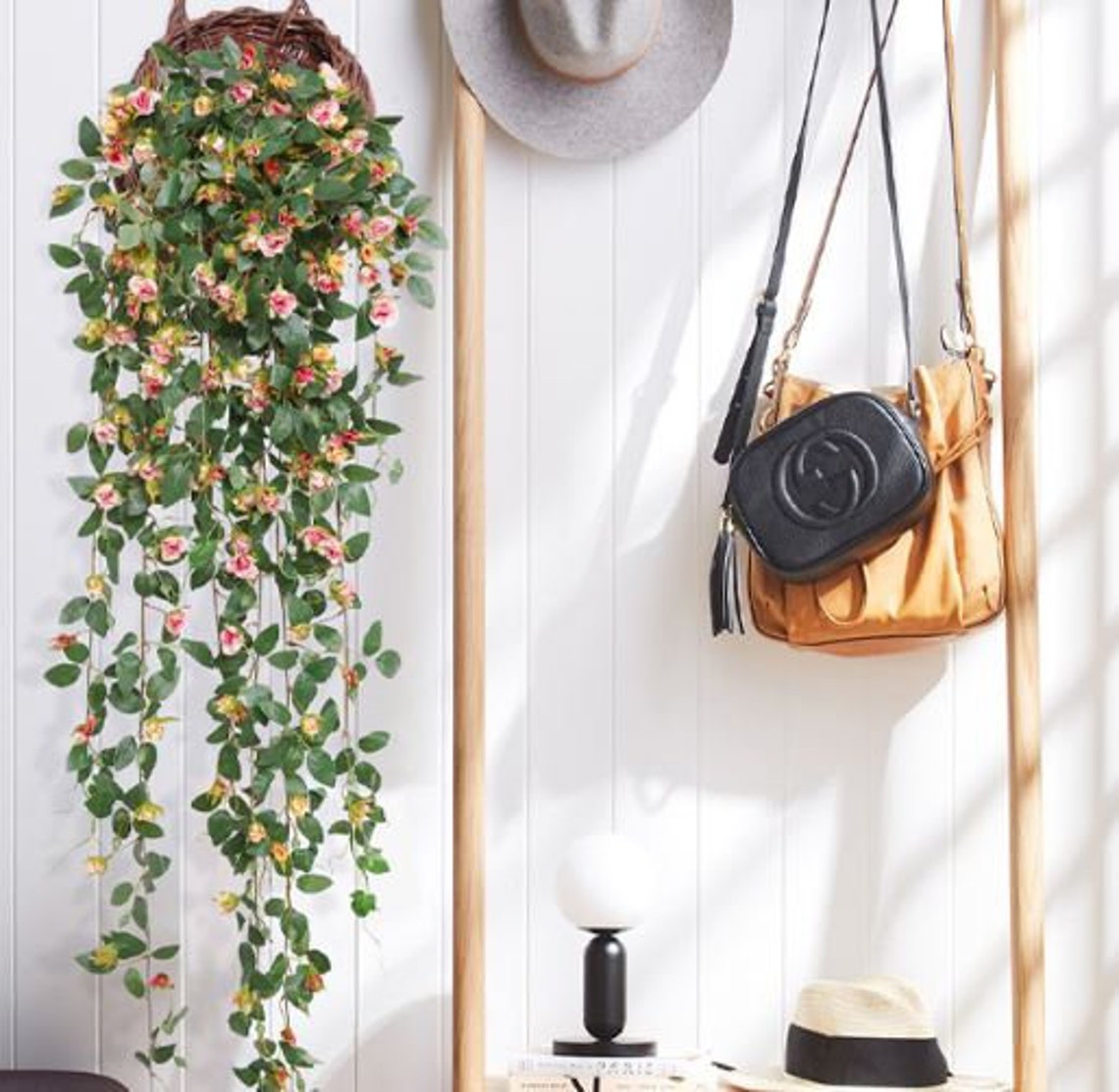 Artificial Hanging Flower Fake Flower Faux Hanging Plant For Etsy