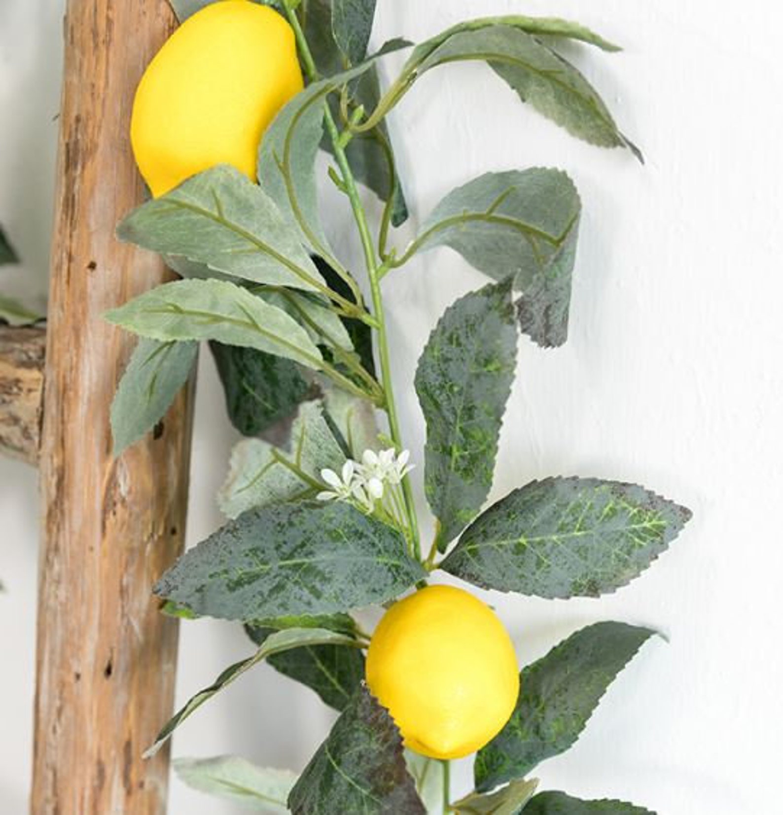 1 pcs Artificial Lemon Garland Fake Greenery Garland Faux Etsy