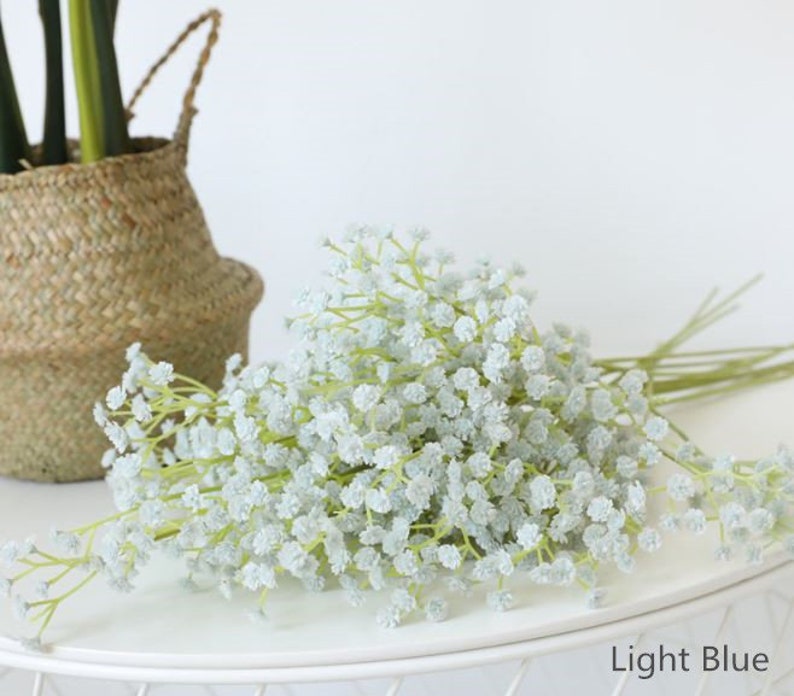 10 stems Artificial Baby's Breath Stem Faux Gypsophila Etsy
