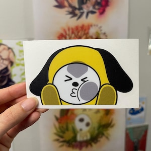 BT21 car peeker sticker