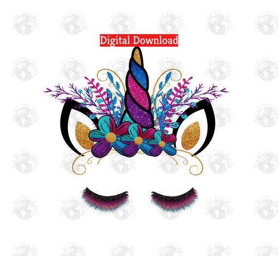 Arco Iris Color Unicornio Png Descarga Instantanea Graficos Etsy