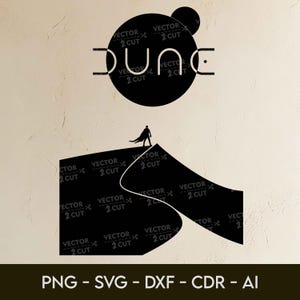 Dune: The Spice Planet -  Laser Cut File - Digital Download - SVG, DXF, CDR, Ai, Png - Commercial Use - Cricut Template Vector - Instant