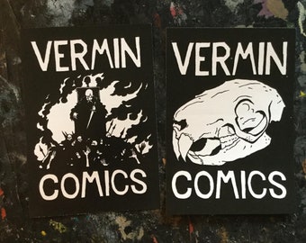 VERMIN COMICS - Stickers