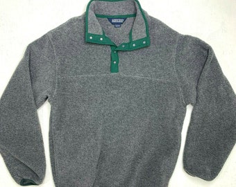 lands end men's fleece pullover