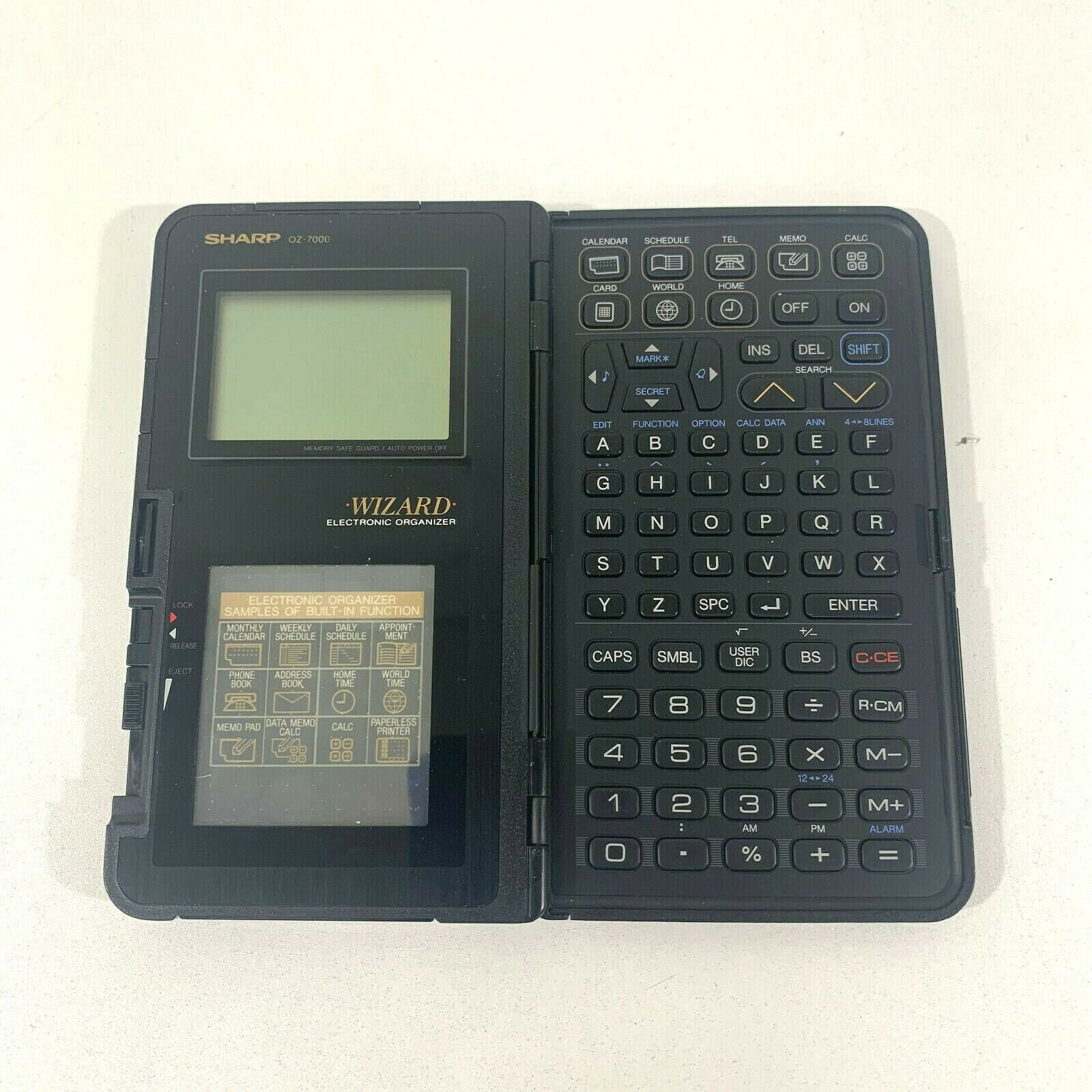 Vintage Sharp Wizard OZ7000 Electronic Organizer Calculator Etsy