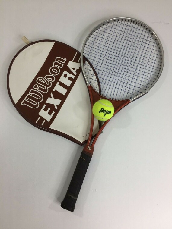 Wilson extra Vintage 80s Tennis Racket Racquet Etsy