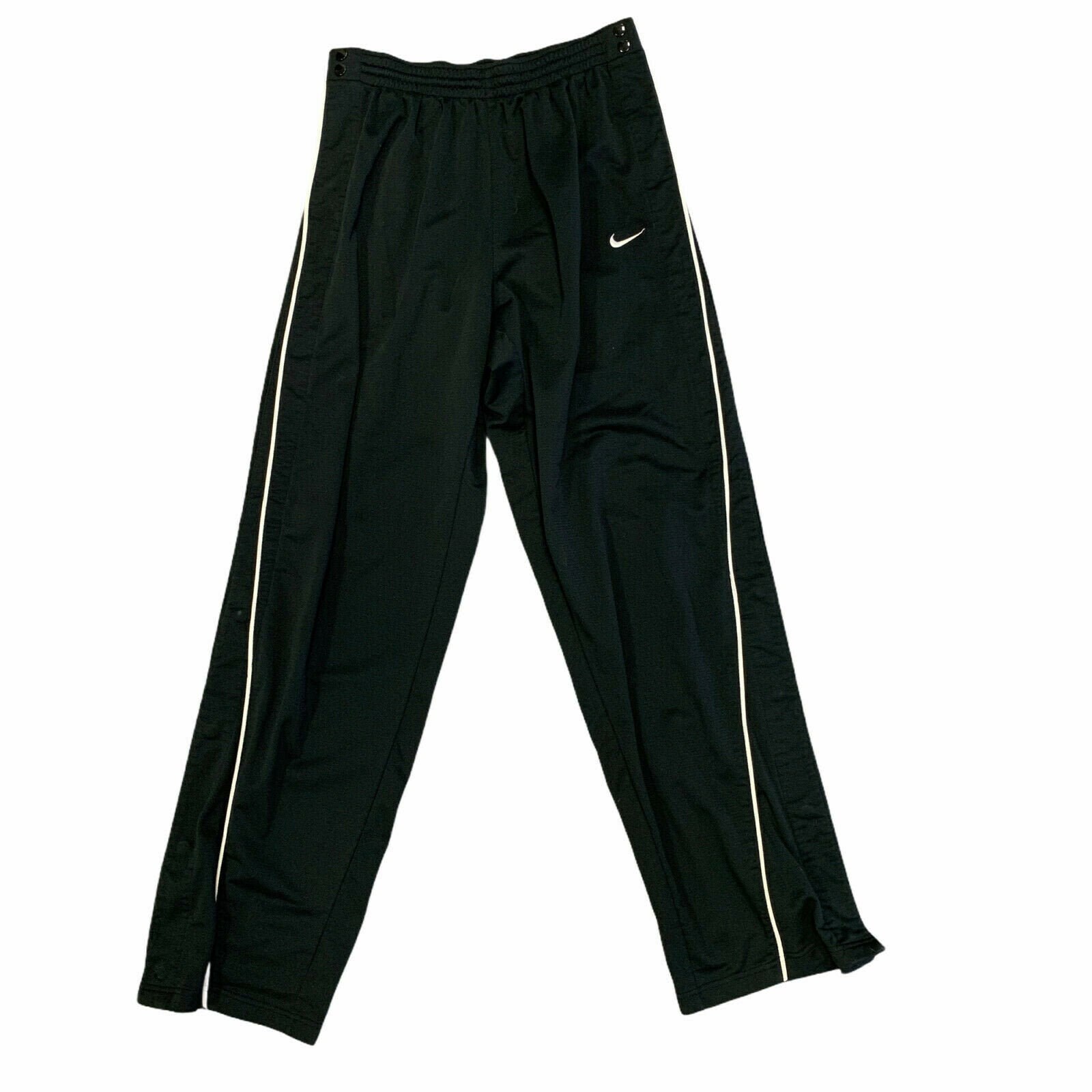 Vintage Nike Tear Away Pants Men's Size XL Black Snap Etsy