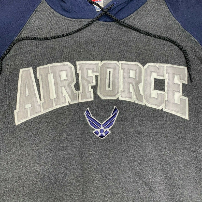 Vintage Air Force Sweater Men's XL Long Sleeve Hoodie USAF | Etsy