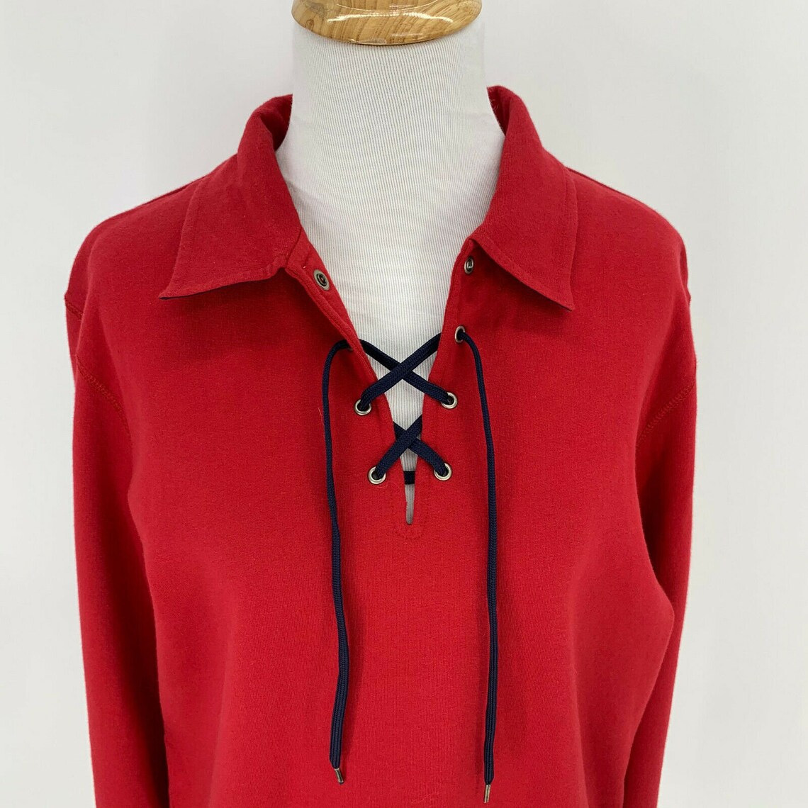 Vintage Ralph Lauren Polo Sweater Women's Size L Red Lace | Etsy