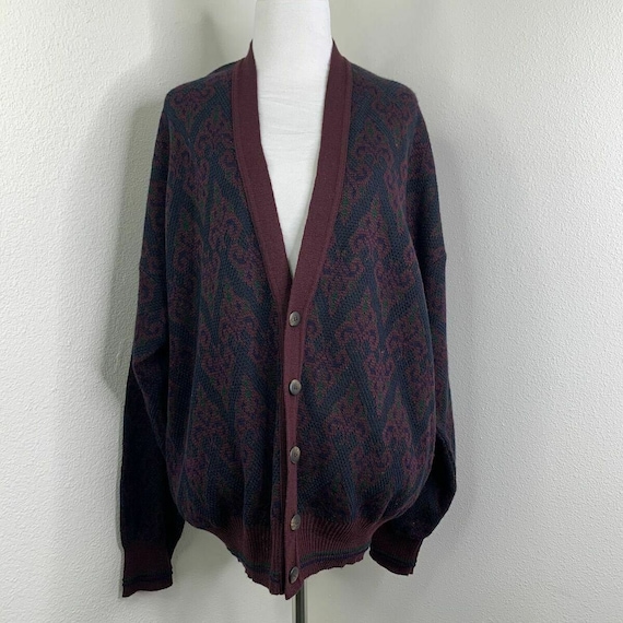 Vintage 80s Collectif Wool Blend Oversized Cardiga