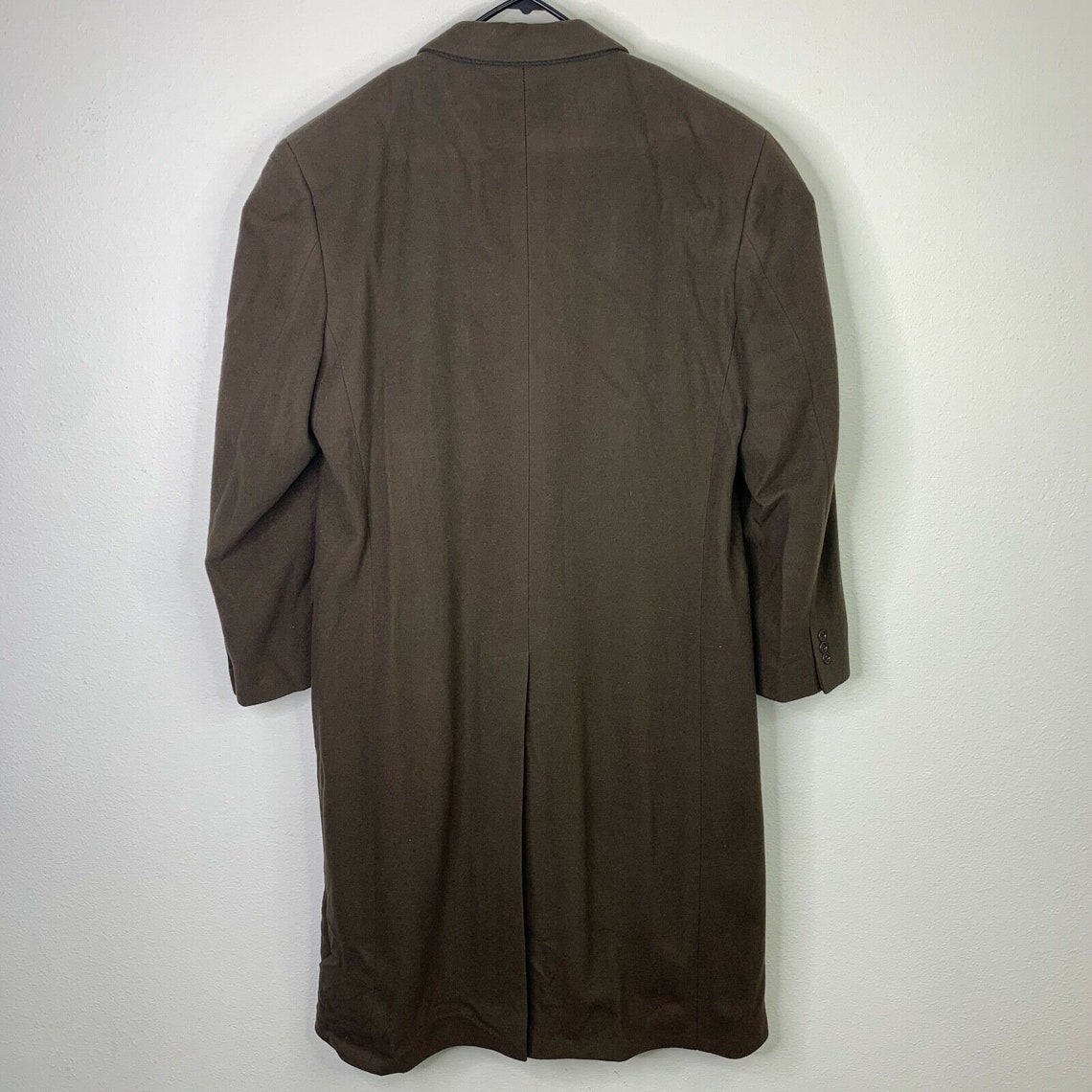 Vintage Christian Dior 100% Wool Overcoat Mens Size L Long | Etsy