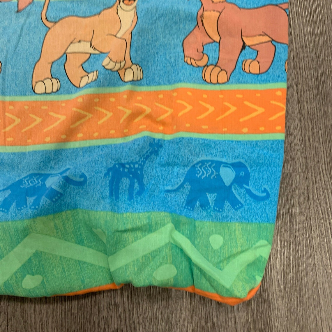 Vintage Lion King Twin Bedsheets Set Fitted & Flat Sheet Simba Etsy