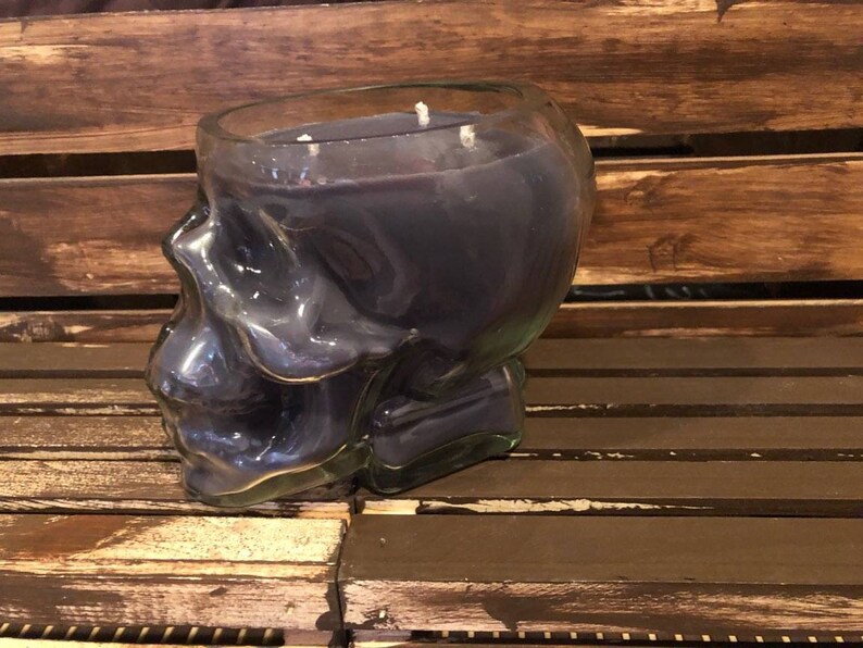 Skull Candy Dish Candle