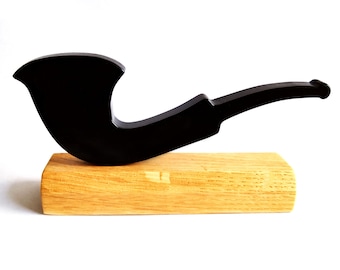Cachimbo de madeira artesanal do Sherlock Holmes - Decoração para estante
