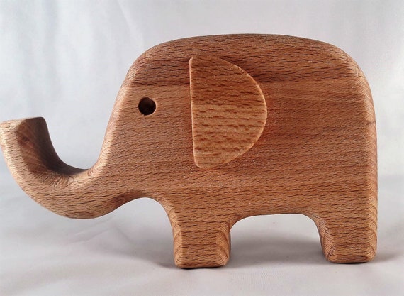 elephant baby teether