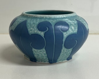 Art Deco Vase Keramik, Sgrafitto, von Josef Ekberg, schwedisches Vintage, 1920