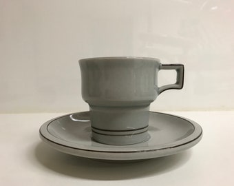Bing and Grøndahl - cup/saucer - From the serie Columbia - Made in Denmark 1960.