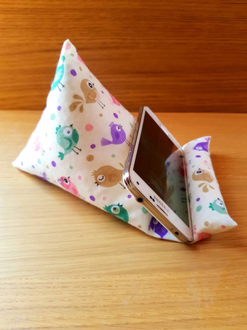 Cute Bird Mobile Phone Cushion / Tablet Holder / Phone Stand / Etsy