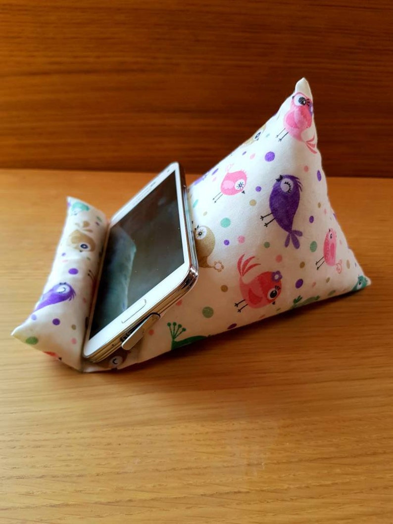 Cute Bird Mobile Phone Cushion / Tablet Holder / Phone Stand / Etsy