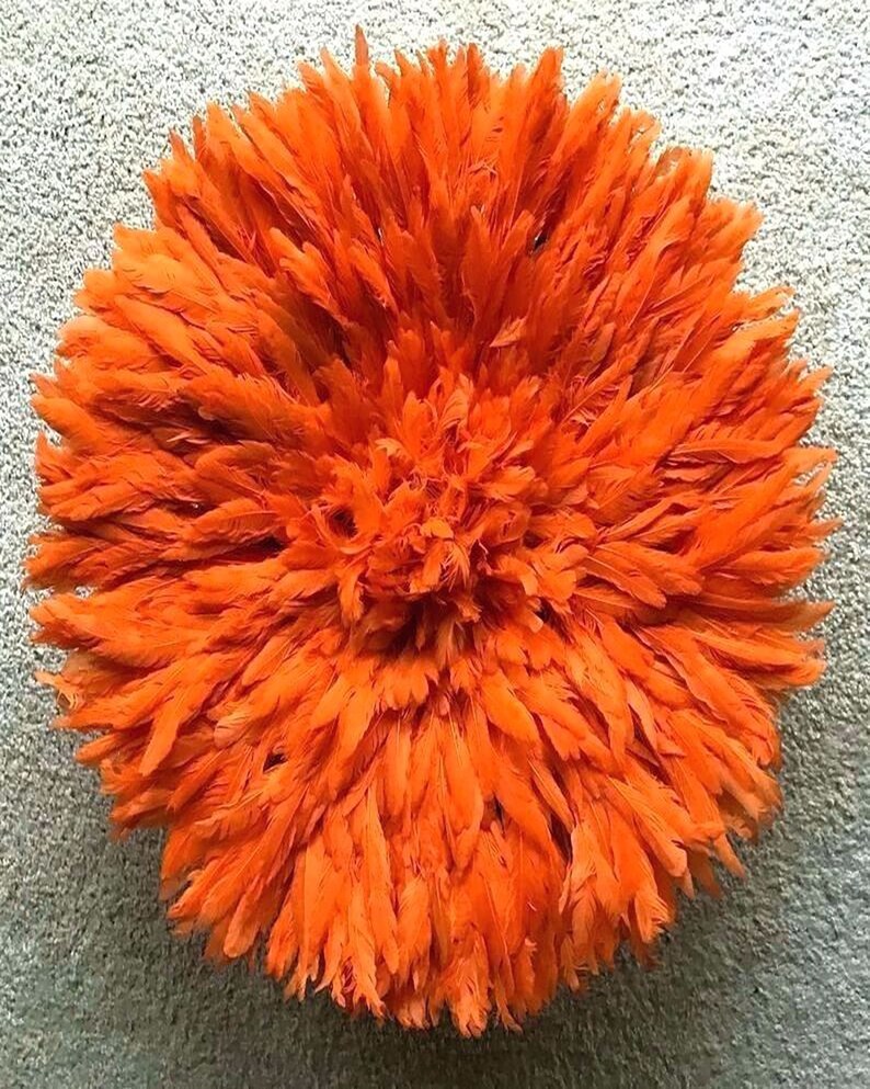 A Set of 6 Juju Hat Wild Black Juju Hat L Orange Juju Hat L Etsy