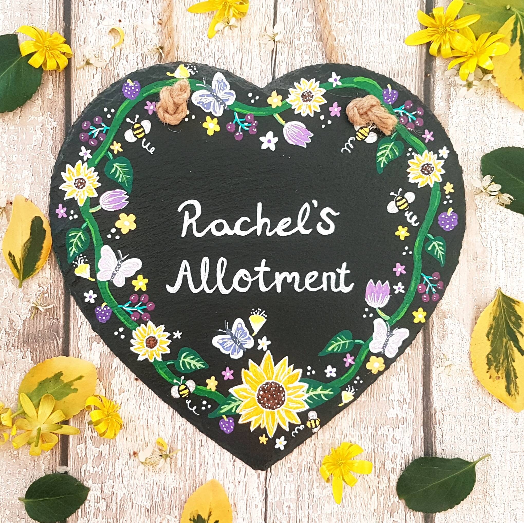 Personalised Hand Painted Garden Sign Mother’s Day Gift - Etsy UK
