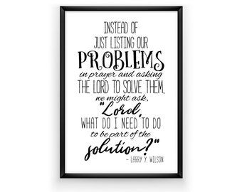 Printable Handout for Ministering Interview or LDS Relief Society Lesson: The Purpose of Ministering - Do What It Takes