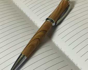 Olive wood Ballpoint Twisted Pen