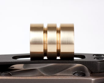 Brass EDC Bead Brushed Finish