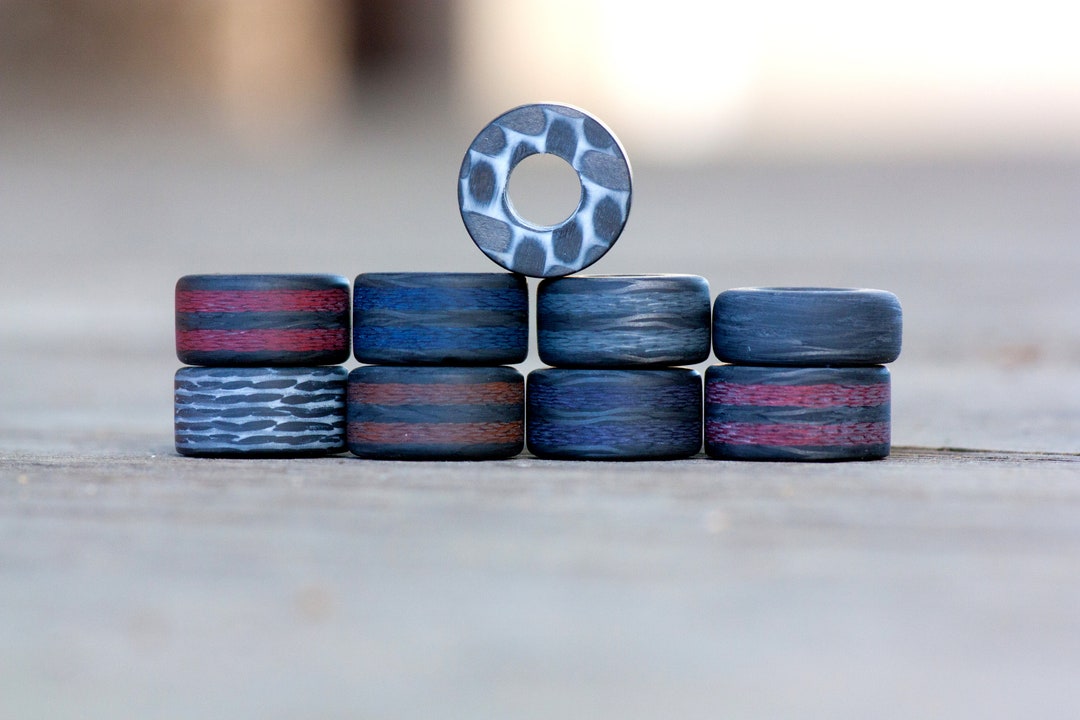Carbon Fiber Edc Mini Bead Etsy