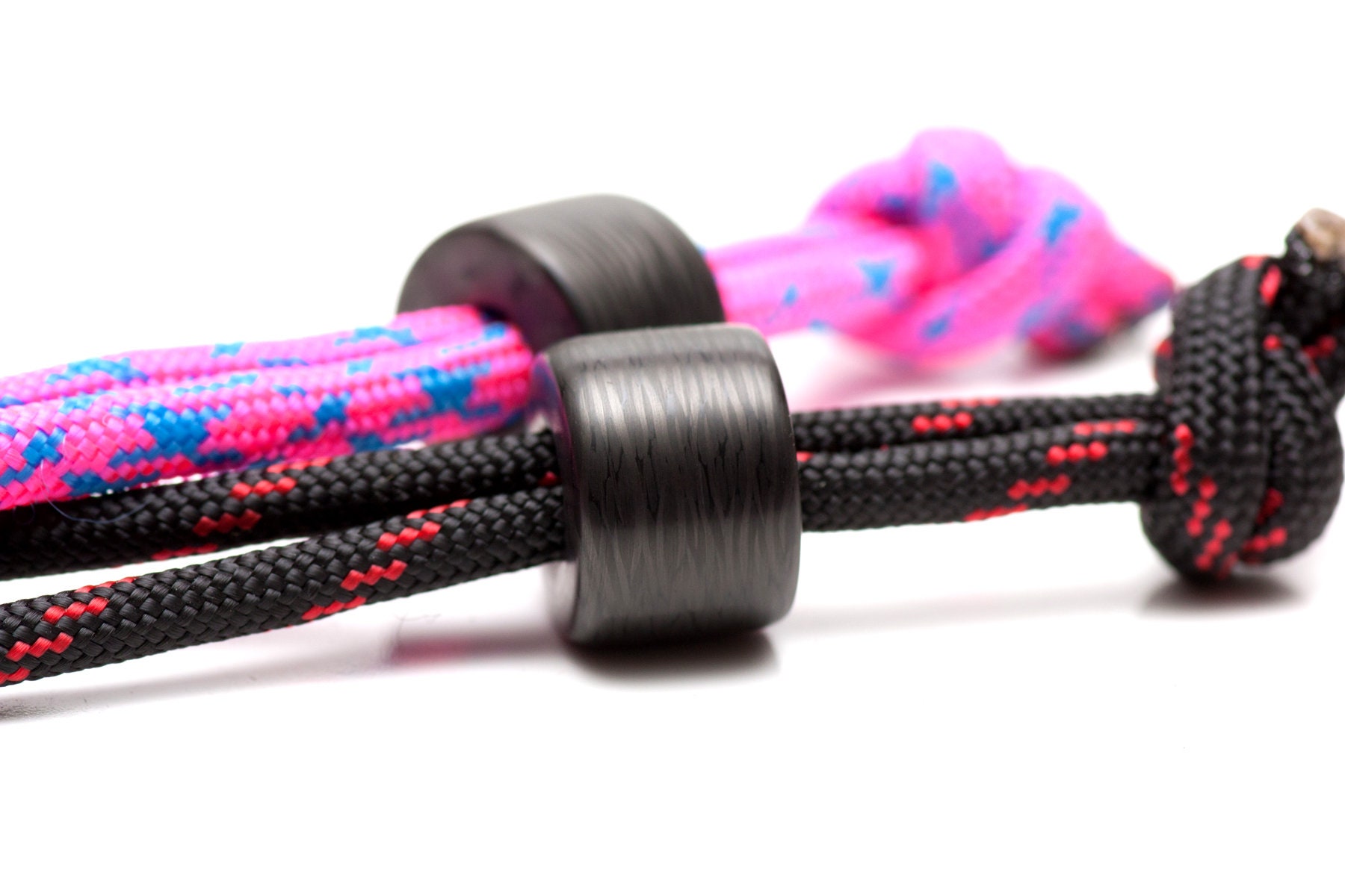 Carbon Fiber Edc Bead Lanyard Etsy