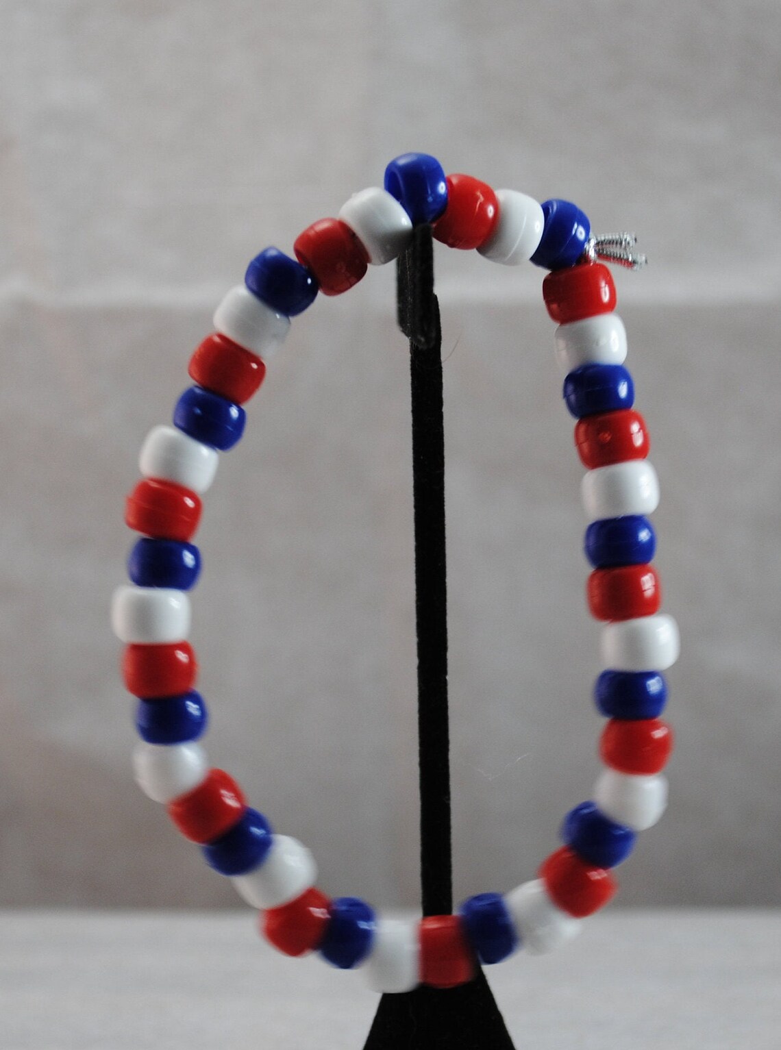 Red White and Blue Bead Bracelet Bead Bracelet Bead | Etsy