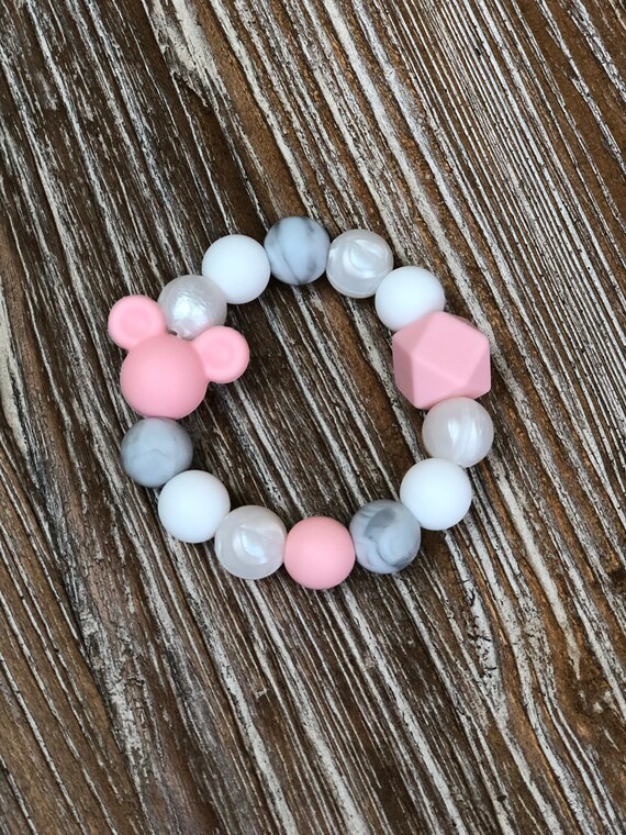 minnie mouse teething ring