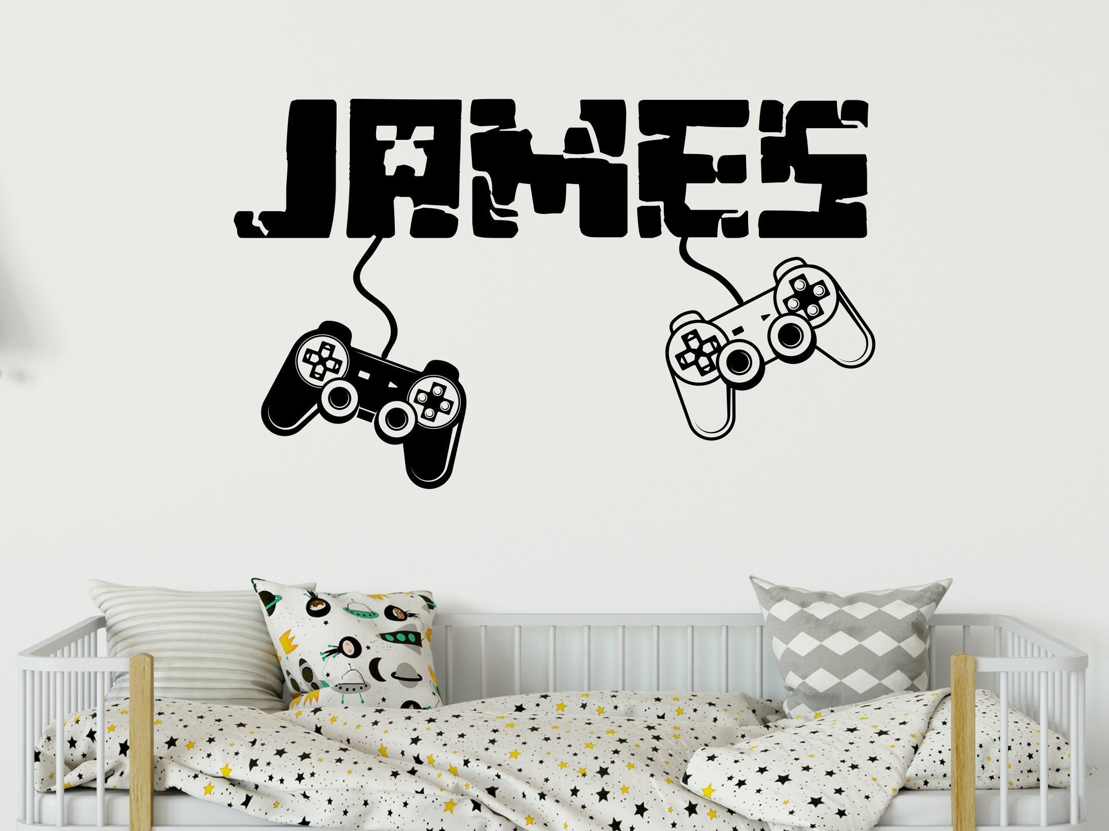 Gamer Custom Name Wall Decal Personalized Name Boy Wall - Etsy Gamer Custom Name Wall Decal Personalized Name Boy Wall - Etsy