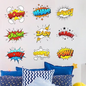 Comic Book Decal Etsy Ireland