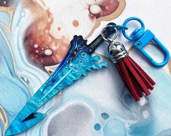 Brotherhood 3.5in Marbled Acrylic Keychain