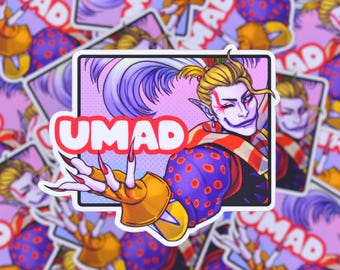 Kefka UMAD 3 inch Vinyl Sticker